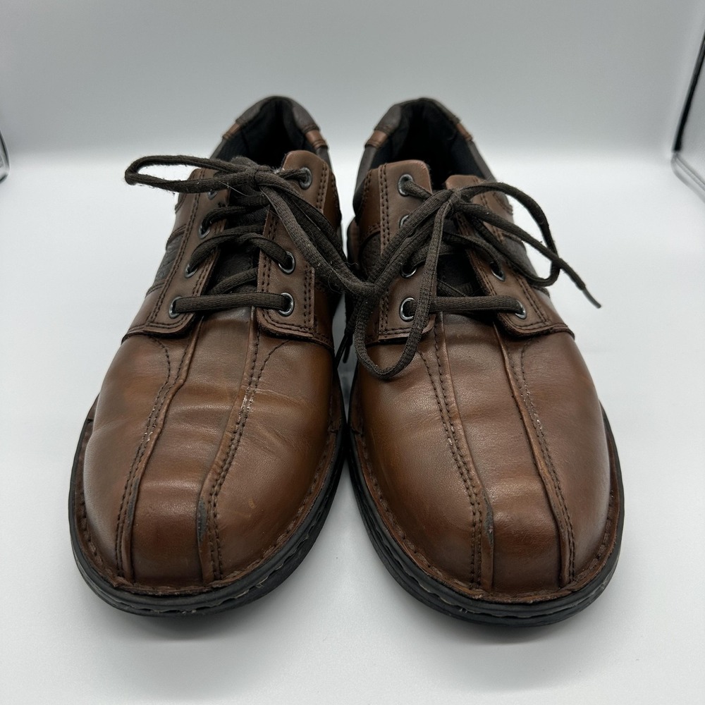 Streetcars Shoes Mens Size 11 Brown Diplomat Leather Oxford Casual Comfort